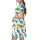 thumbnail image 2 of Balery Colorful Dinosaur Vestidos sueltos de manga corta para mujer, vestidos de verano 2025, vestidos casuales de corte A con vuelo., 2 of 6
