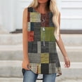 thumbnail image 1 of lSLJS Women Tank Été Imprimé Round-Neck Tunique Sans Manches Décontractée Tops Blouse, Womens Tank Tops, 1 of 5