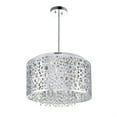 thumbnail image 1 of CWI Lighting 6 Light Drum Shade Chandelier with Chrome finish, 1 of 3