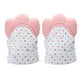 thumbnail image 1 of 2 guantes de silicona para bebé, previenen arañazos, estimulan la dentición y reducen el dolor, color rosa., 1 of 12
