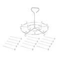 thumbnail image 2 of Fryer Grill Rack Skewer Stand Fryer Skewers Rack 304 Stainless Steel Skewers Stand Set Multifunction Grill Dehydration Rack Fryer Accessories For Pinxia, 2 of 8