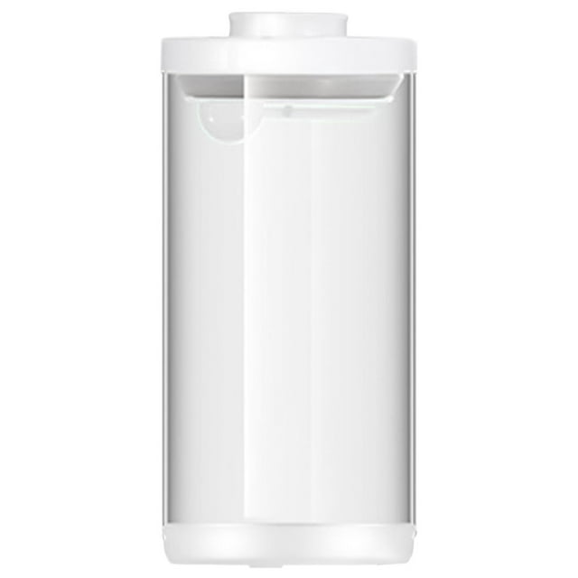 Glass Storage Containers with Lids 500 mL 900 mL 1200 mL 1700 mL Push-Button Sealing Jar for Cereal Coffee Flour Pasta Candy