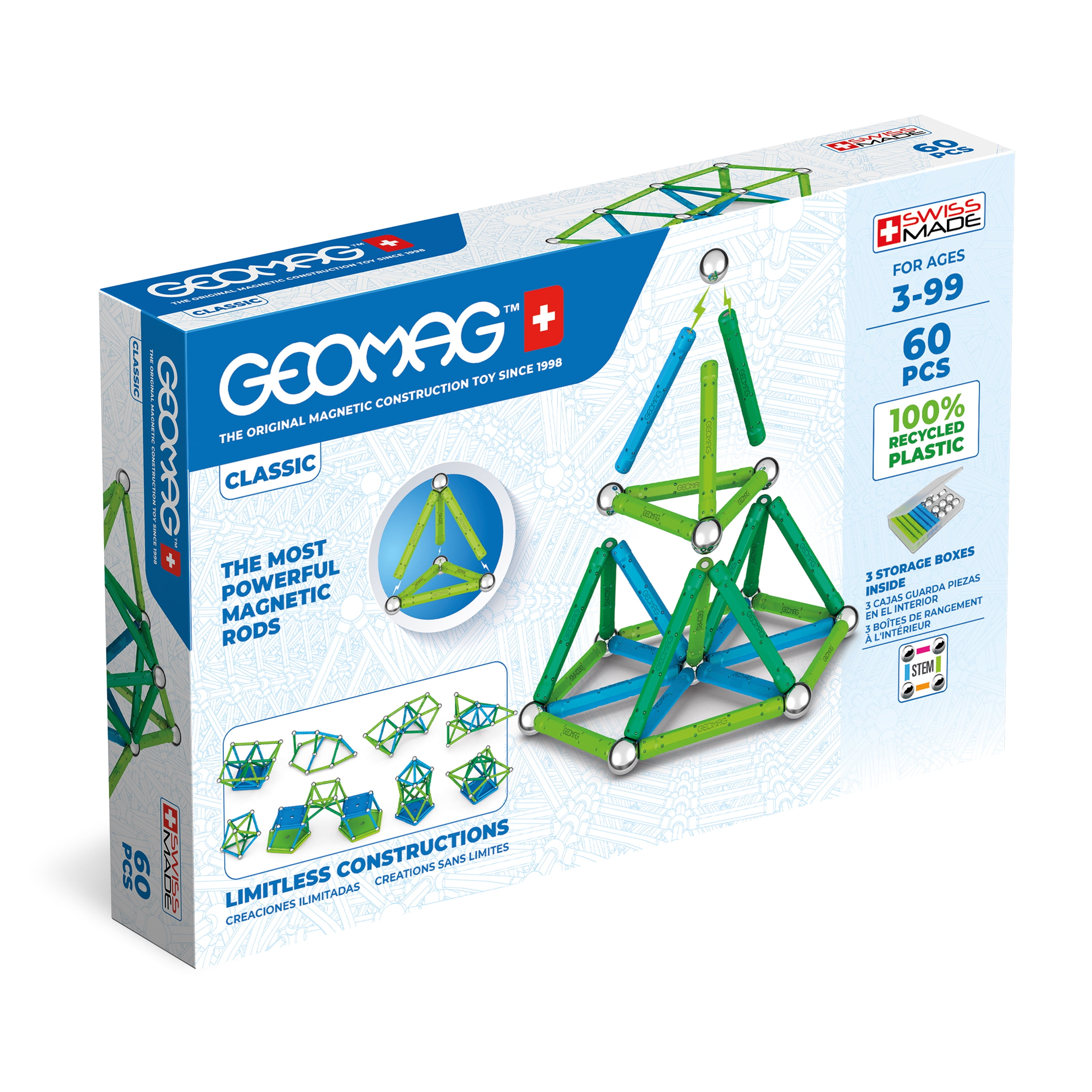 Geomag GEOMAG EcoFriendly 60 pcs Color 