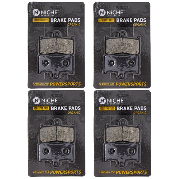Niche Front Brake Pad Set for Kawasaki Ninja ZX9R Organic Motorcycle 4