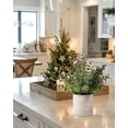 thumbnail image 4 of [ Paquete de 2 Plantas Artificiales de Eucalipto 24 cm Moradas ], 4 of 9