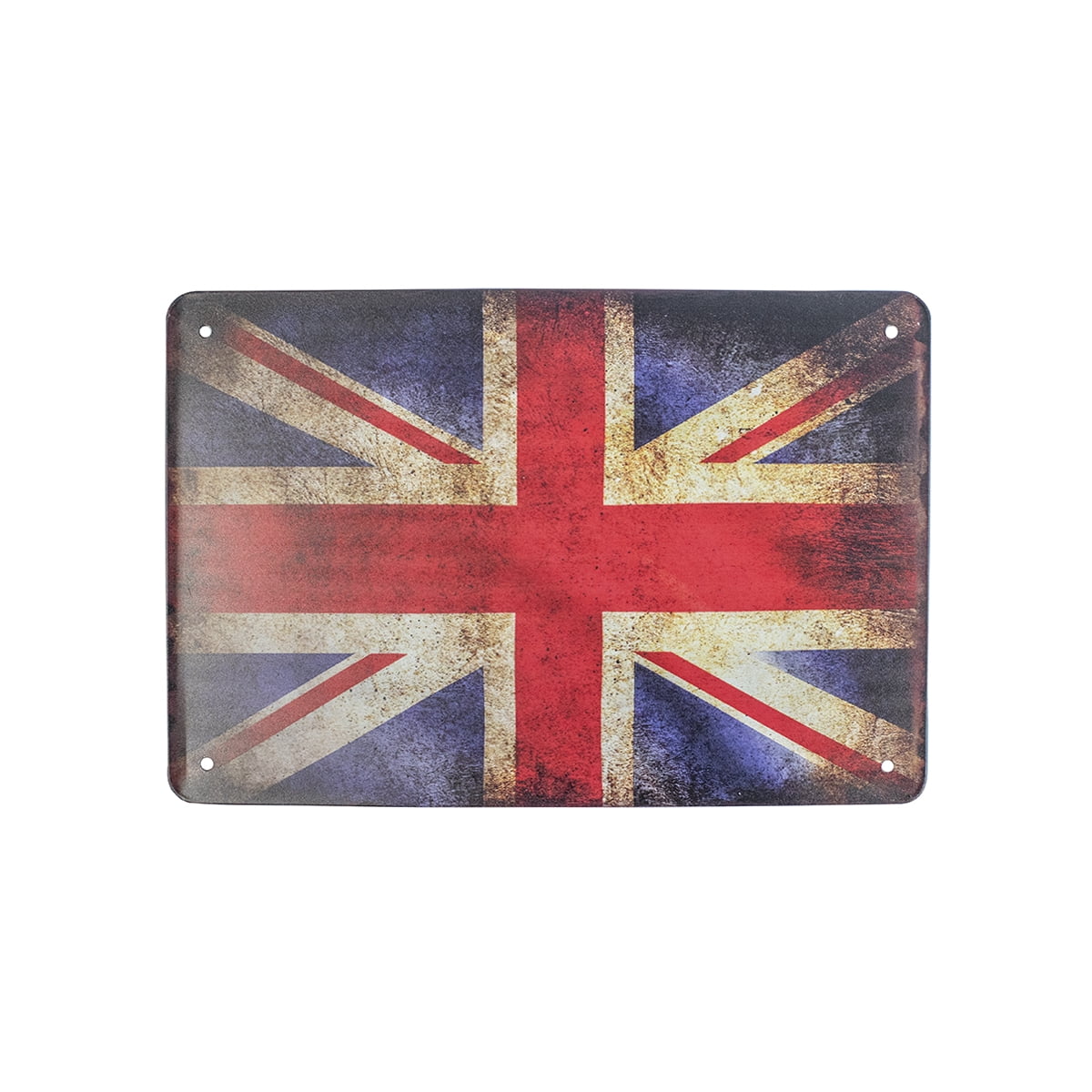 Great Britain Union Jack UK Flag Metal Wall Sign Rustic United Kingdom ...