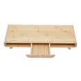 thumbnail image 5 of 24in Bamboo Computer Laptop Monitor Stand Office Desktop Riser Organizer Rack, 5 of 12
