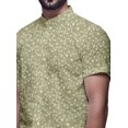 thumbnail image 4 of BESTMAN Chemise Décontractée Ajustée en Coton à Manches Courtes Imprimée pour Hommes, 4 of 5