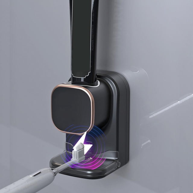 Feltree Automatic Toothpaste Dispenser, Auto Toothpaste Dispenser with Sensor for Adults/Family, Bathroom Wall Mounted Toothpaste Pump, Toothpaste