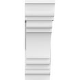 thumbnail image 2 of 5"W x 16"D x 16"H Standard Olympic Architectural Grade PVC Bracket with Traditional Ends, 2 of 11