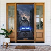 Ghostbusters Door Cover Decorated Banner Tapestry Home Decoration Holiday Party Supplies Door Banner Porch Sign Banner 72.8 x 35.4 Inch