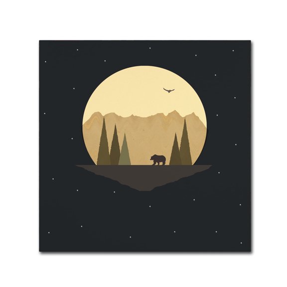 Trademark Fine Art 'The Bear' Canvas Art by Tammy Kushnir