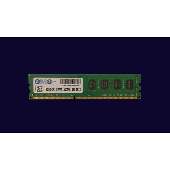 CMS 8GB (1X8GB) DDR3 12800 1600MHz NON ECC DIMM Memory Ram Upgrade Compatible with Dell® Inspiron 3650 - A64