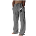 thumbnail image 1 of WEAIXIMIUNG Salopette pour Homme Brun Mode Homme Décontractée Numérique 3D Décontractée Jambe Droite Pantalon d'Affaires Style Quatre, 1 of 5