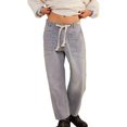 thumbnail image 3 of Women's Relaxed Fit Cropped Jeans with Mid Rise and Pockets Comfortable Wide Leg Denim for Casual Style, 3 of 9