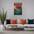 thumbnail image 5 of Kerinci Seblat National Park Mountains Vintage Travel Poster Sumatra Indonesia Retro Adventure Wall Art Volcano Landscape Canvas Poster, 5 of 8