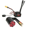 thumbnail image 2 of V2 Supersonic 3660 3600KV 4 Pole Brushless Motor Set with 60A ESC for 1/10 Car Upgrade Parts, 2 of 8