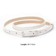 thumbnail image 3 of Soumake Belt Thin Style Adjustable Faux Leather Women Waist Belt For Daily Wear Fashion, 3 of 8