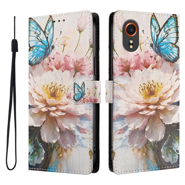 FOXDOCK Funda Tipo Cartera para Samsung Galaxy X Cover 7 con Soporte y Correa – Diseño de Patrones Lindos
