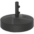 thumbnail image 1 of Outsunny Base de Parasol de Patio, Support de Parasol, Rempli de Sable/eau, Noir, 1 of 10