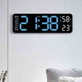 thumbnail image 6 of Up to 40% off Home Clearance, Alarm Clock, InsCrazy Electronic Clock Multi-functional LED Alarm Clock Temperature Jump Seconds Display Countdown Bedside Clock, 6 of 6