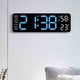 thumbnail image 1 of Reloj despertador Reloj electrónico Reloj despertador LED multifuncional Temperatura Salto de segundos Visualización Cuenta regresiva Reloj de cabecera un reloj, 1 of 3