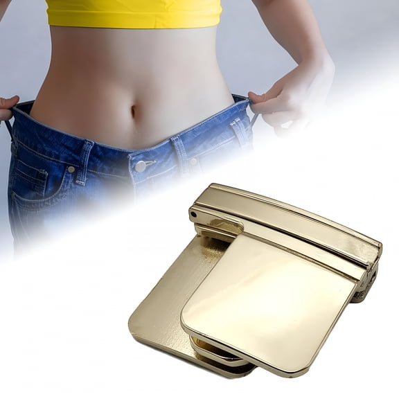 VANIDO Pants Clips for Waist Adjustable Pants Waist Clip Metal Pant Waist Tightener Golden