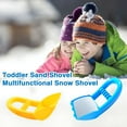 thumbnail image 4 of BESTSKY 2026 New Kids Snow Shovel Anti-Slip Ergonomic Handle Winter Outdoor Snow Game Tool Multifunctional Toddlers Summer Beach Sand Shovel, 4 of 7