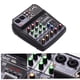 thumbnail image 3 of Mezclador portátil Muslady AI-4 con Bluetooth - 4 canales, carga con power bank, voltaje 100-240V, color negro, ideal para DJs móviles, 3 of 6