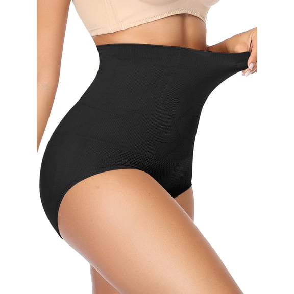 Vaslanda Tummy Control Shapewear Panties for Women High Waisted Body Shaper Underwear Seamless Shapewear Panty Girdle