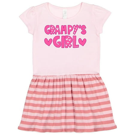 

Inktastic Grampy s Girl Granddaughter Gift Gift Toddler Girl Dress