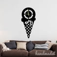 thumbnail image 2 of Handmadetneonsign Ice Cream Wall Clock Unique, Text Oversize Wall Clock, Year Date Round Wall Clock 55972, 2 of 5
