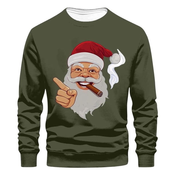 Sudaderas sin capucha para hombre, estilo casual, con estampado de moda, sudadera de manga larga, blusas de manga larga con cuello redondo, camisas, blusas para hombre, poliéster