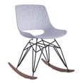 thumbnail image 3 of Crescent White Rocking Chair, 3 of 5