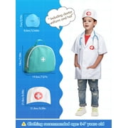 Doctor Kit for Kids Realistic, 36PCS Kids Doctor Kit Wooden, Doctor Pretend Playset