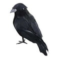 thumbnail image 2 of Simulation Black Crow Feather Animal Halloween Props Simulation Crow Festival Feather Production Decorative Props, 2 of 8