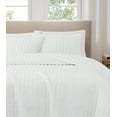 thumbnail image 3 of Brooklyn Loom Classic Solid 100% Cotton 200 Thread Count Percale White 3-Piece King Quilt Set, Solid Casual themed, Adult Bedding, OEKO-TEX Certified, 3 of 10