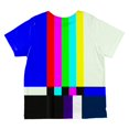 thumbnail image 2 of Halloween SMPTE Color Bars Late Night TV Costume All Over Toddler T Shirt Multi 2T, 2 of 2