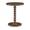 Hazelnut, variant on Round Natural Wood Turned Spindle Pedestal Side Accent Table