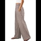 thumbnail image 3 of Pantalones Palazzo de Cuadros para Mujer, Pantalones de Pijama de Cintura Alta y Pierna , Pantalones Casuales Bonitos con Bolsillos Marrón M, 3 of 9