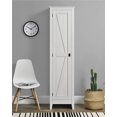 thumbnail image 4 of Wardrobe Closet Freestanding Closet Cabinet with Wide Drawers Hanging Rod Armoire Clothes Organizer for Bedroom Kids' Room Dorm My Lux Decor Round, 4 of 46