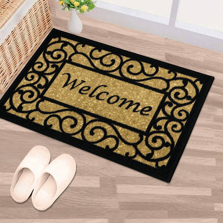 Ottomanson Doormat 20 x 30 Beige Welcome