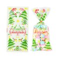 thumbnail image 3 of 50Pcs Christmas Gift Bag Transparent Plastic Bags For Xmas Home Presents Candies Cookies Store Sale Gift Cookies Wrapping Bags, 3 of 5