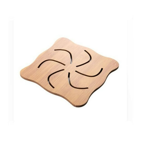 - Mallroom1 Pc Wood Heat Resistant Pad Pan Pot Mat Holder Kitchen Cooking Isolation Pad