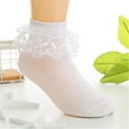thumbnail image 1 of Chaussettes Courtes en Dentelle pour Filles de 2 à 8 Ans, 1 of 3