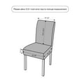 thumbnail image 2 of JM Funda para silla de comedor retráctil, lavable, impermeable, para silla de comedor (azul marino) JM JM, 2 of 5
