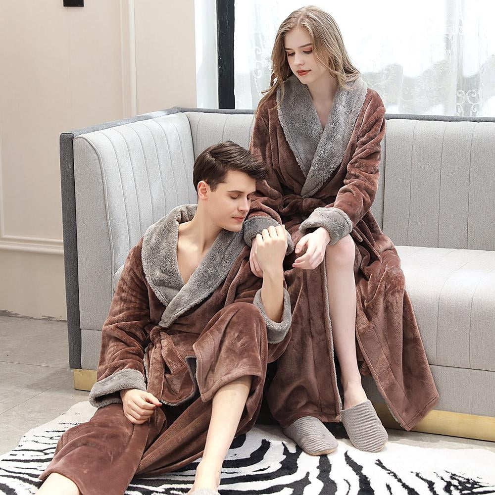 Set of 2 Matching Terrycloth Robes, Hooded Cotton Bathrobes With Side  Pockets for Couples, Two Luxury Couple Terry Bath Robes, Wedding Gift - Etsy