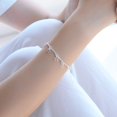 thumbnail image 1 of 50 diseños de plata 925 original 20 cm linda pulsera para mujer joyería de moda accesorios coreanos Gao Jiahui unisex, 1 of 2