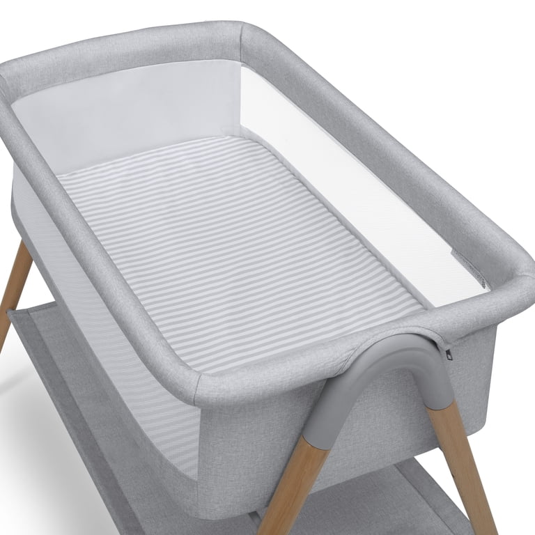Haven Beechwood Bedside Bassinet with Storage photo 4
