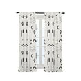 thumbnail image 3 of 3S Brother's Home Décor Curtains BOHO Design Set of 2 Panels Velvet Look Hanging Back Tap and Rod Pocket Décor Nursery Room Bedroom Kitchen Window - Made in Turkey 33White (52"Wx63"L), 3 of 6